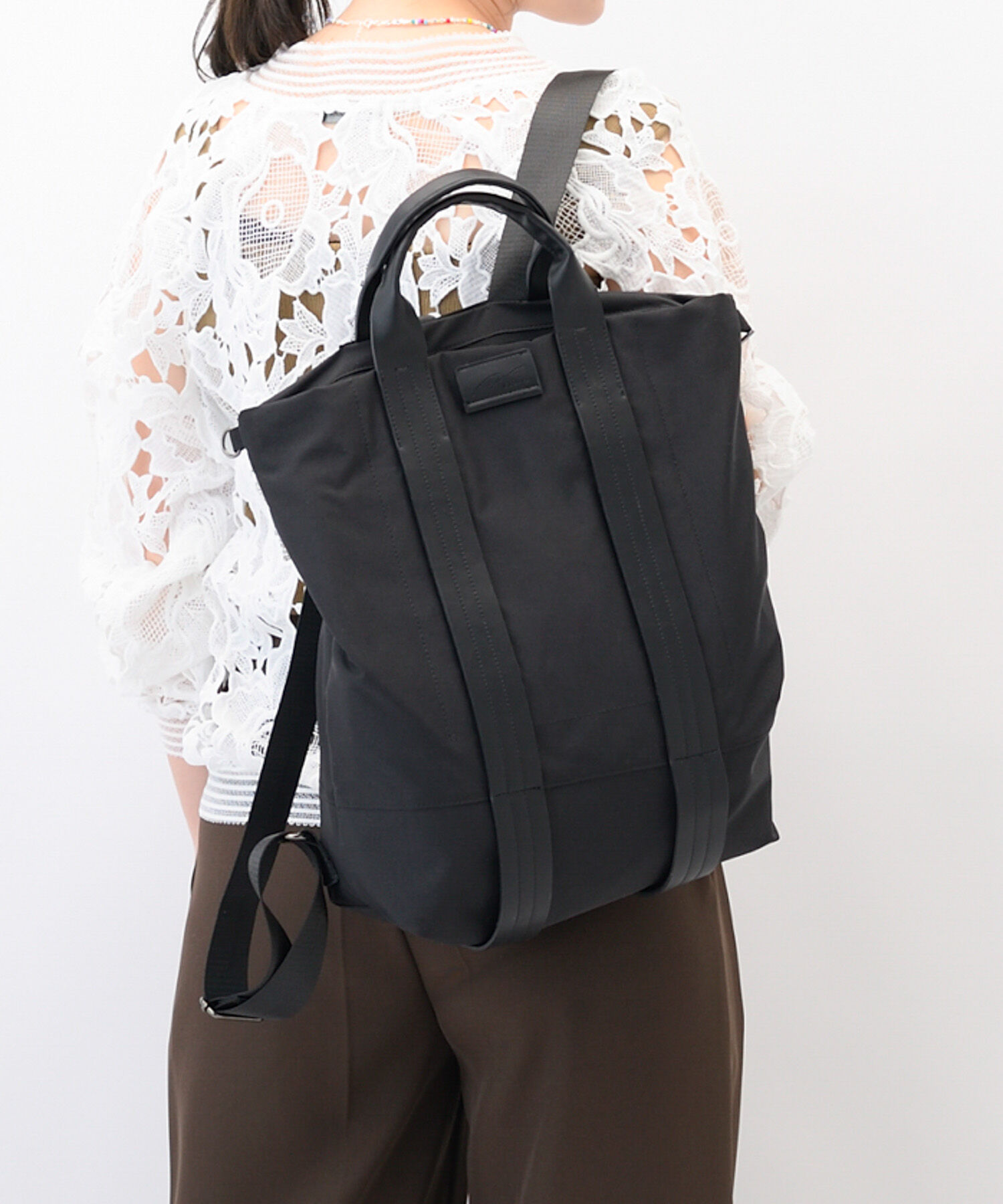 W&.Day/Night「W&.Day/Night ダブルアンドデイナイト レポ 2WAYトートリュックA4サイズ 19171」|トートバッグ|ブラック