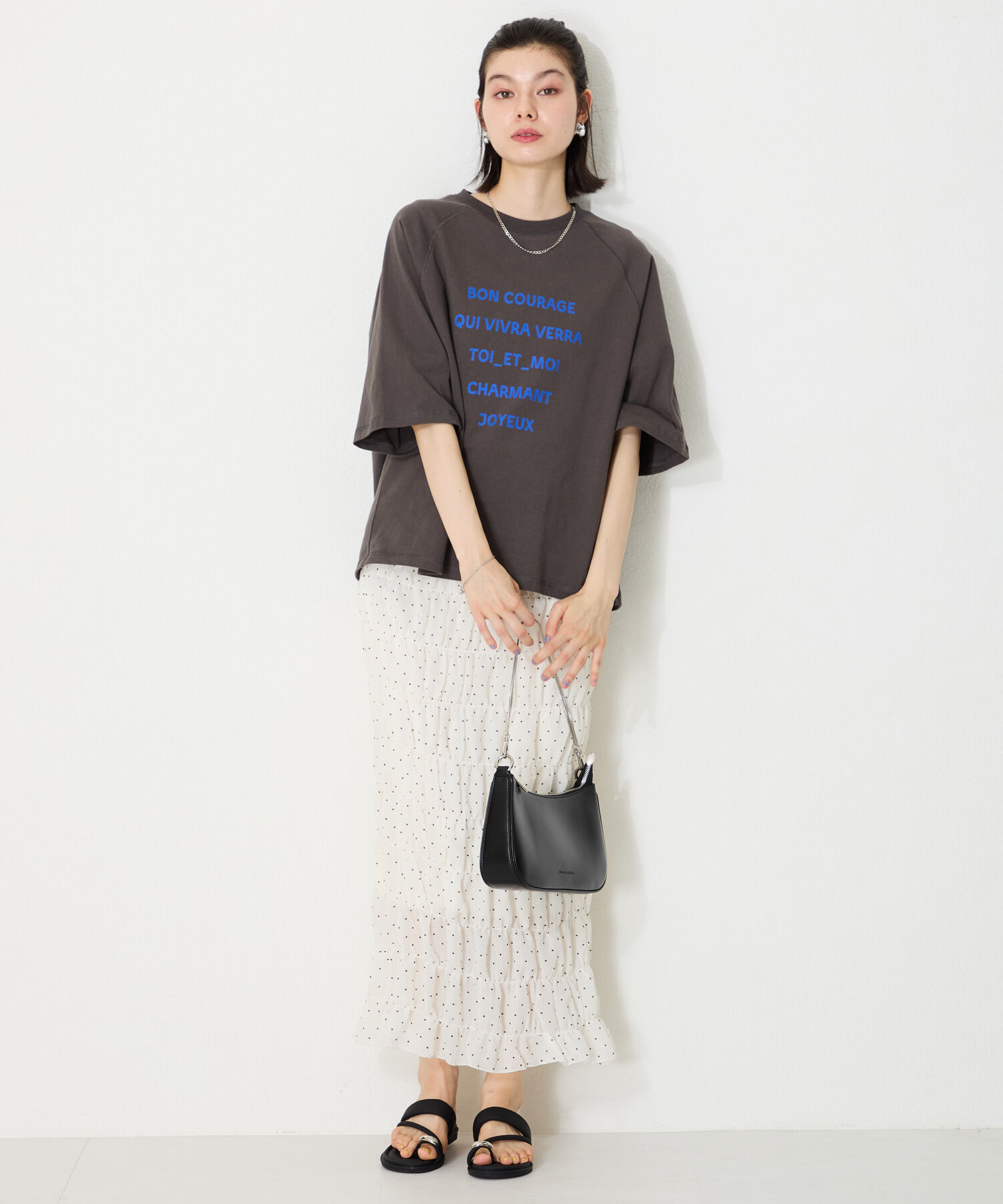 ORiental TRaffic「メタルパーツ&times;パデットベルトトングサンダル/51238 トレンド 人気 再入荷」|サンダル|