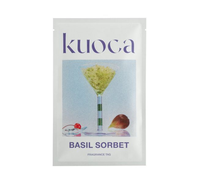 kuoca「【kuoca】フレグランスタグ バジルソルベ」|アロマ・ルームフレグランス|