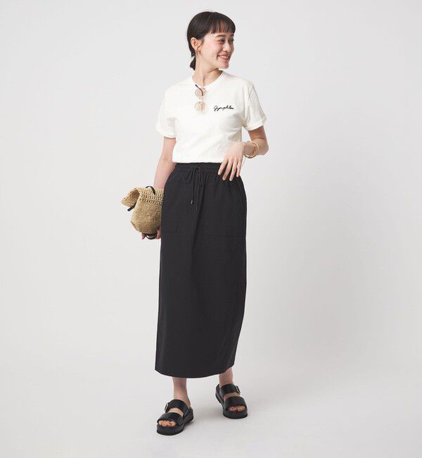 UNITED ARROWS green label relaxing「＜Gymphlex＞ショートスリーブ エンブロイダリー Tシャツ」|Tシャツ・カットソー|