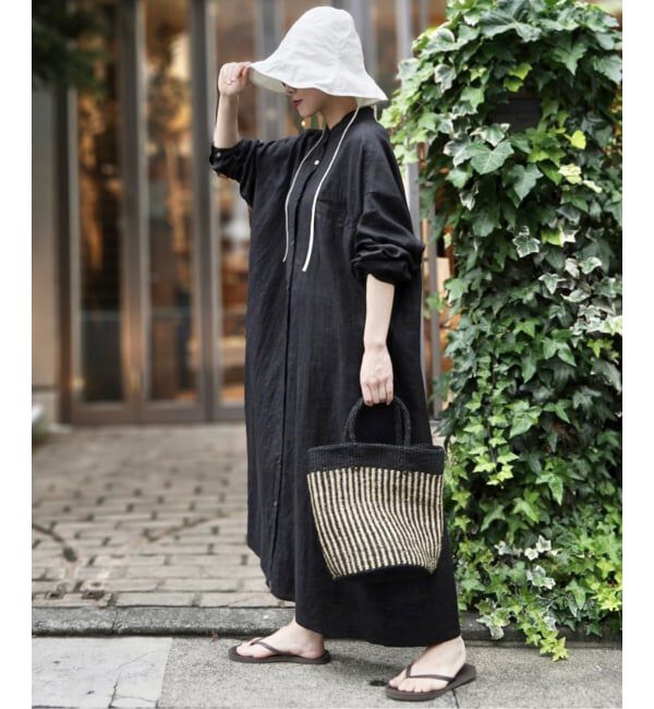 journal standard luxe「ソフトリネン シャツワンピース」|ワンピース|