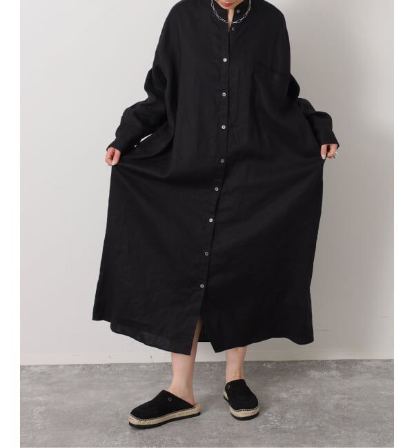 journal standard luxe「ソフトリネン シャツワンピース」|ワンピース|
