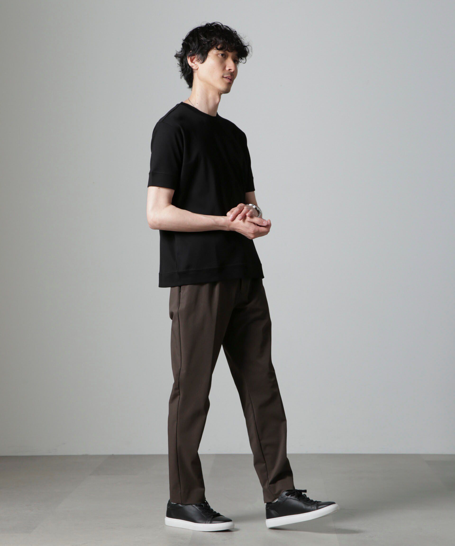 nano･universe「｢FORMAL JERSEY｣クルーネックカットソー半袖」|Tシャツ・カットソー|