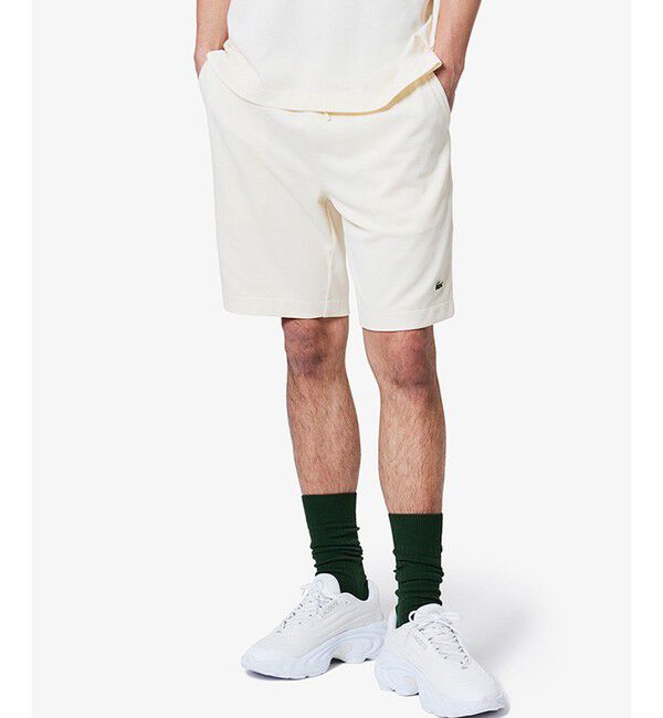 LACOSTE「L.12.12アレンジ 鹿の子地ショーツ」|その他|オフホワイト