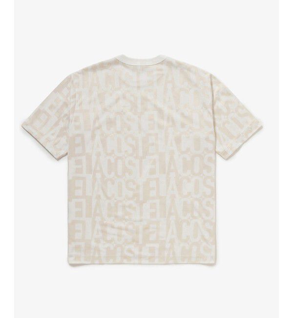 LACOSTE「クールマックスブランドネームロゴ総柄Tシャツ」|Tシャツ・カットソー|