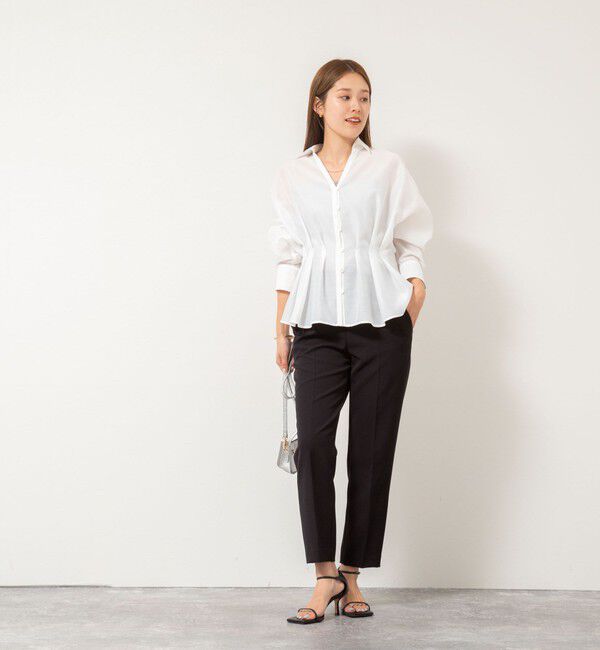 NOLLEY'S「ウォッシャブルダブルクロススリムパンツ」|その他|