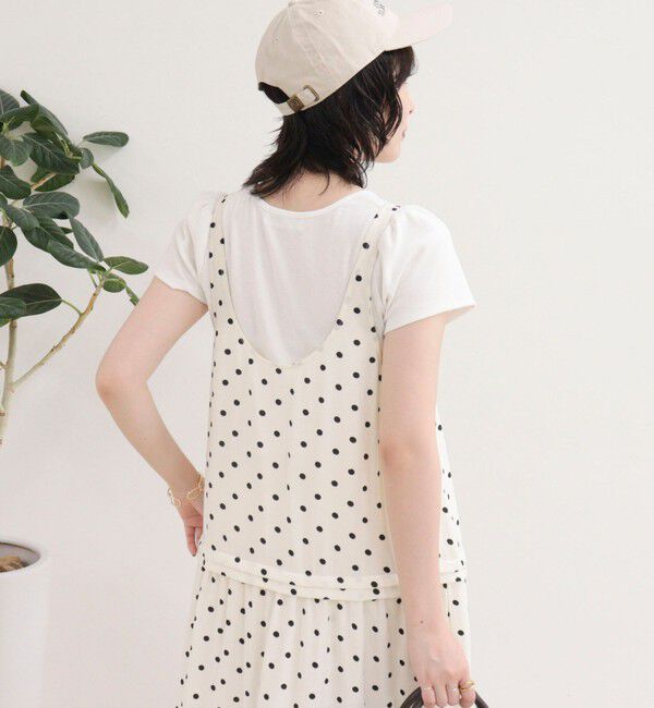 fredy emue「ドットノースリーブワンピース」|ワンピース|