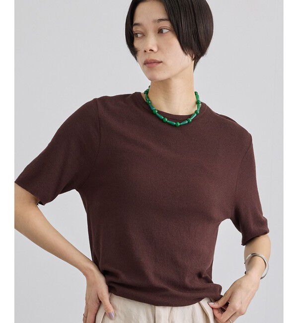SALON adam et rope'「LOTUS アームカバーTシャツ」|Tシャツ・カットソー|ブラウン系(22)