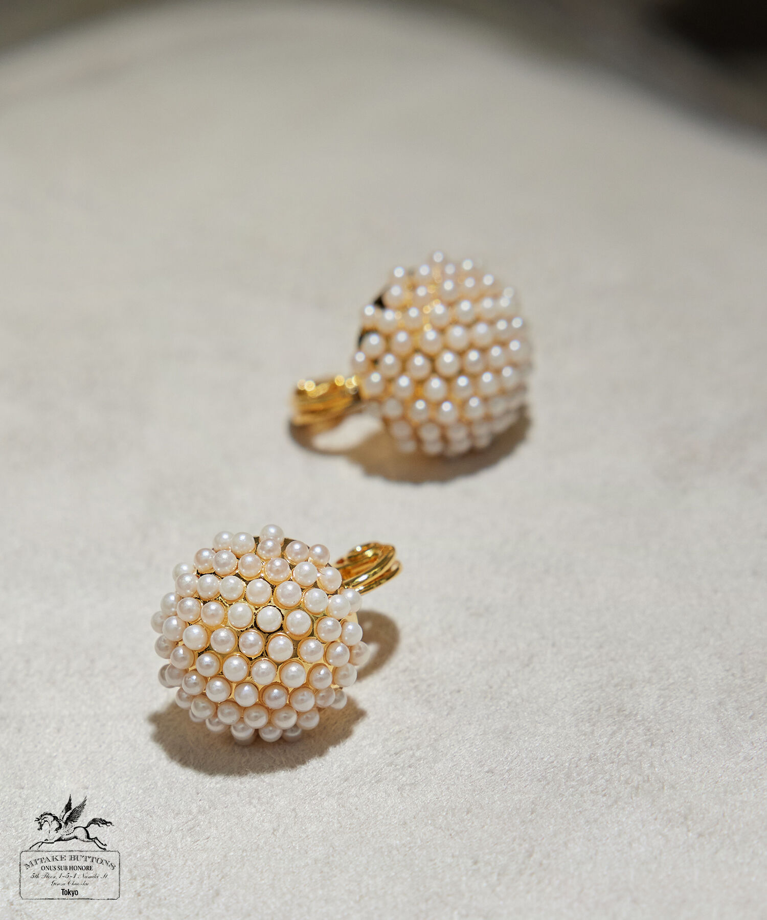 ROPE「【MITAKE BUTTON】モチーフイヤリング」|イヤリング|オフホワイト(15)