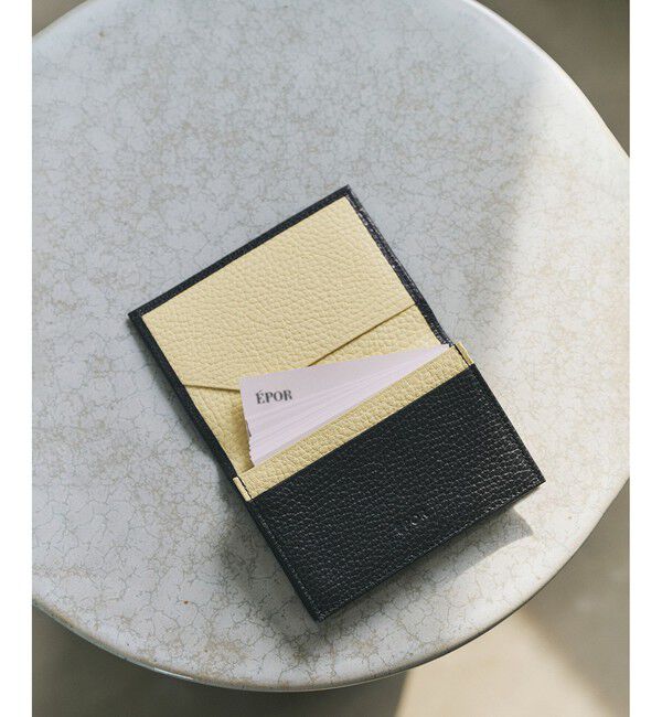 ROPE「【E'POR】 JUDD Card Case(名刺入れ)/26SS」|名刺入れ・カードケース|ブラック(01)