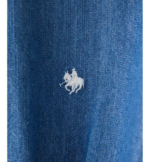 VIS「【POLO BCS】VIS別注ベルト付きウエストタックシャツブラウス」|シャツ・ブラウス|