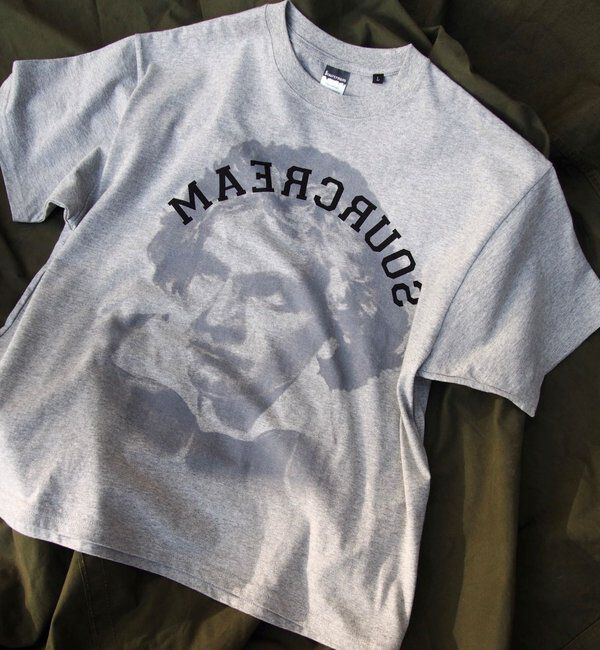  「【Sourcream】偉人TEE」|Tシャツ・カットソー|グレー