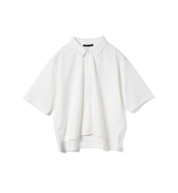 mizuiro ind「mizuiro ind ジップアップポロシャツ」|Tシャツ・カットソー|