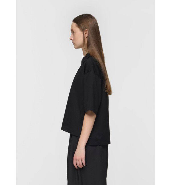 mizuiro ind「mizuiro ind ジップアップポロシャツ」|Tシャツ・カットソー|