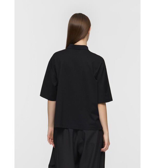 mizuiro ind「mizuiro ind ジップアップポロシャツ」|Tシャツ・カットソー|