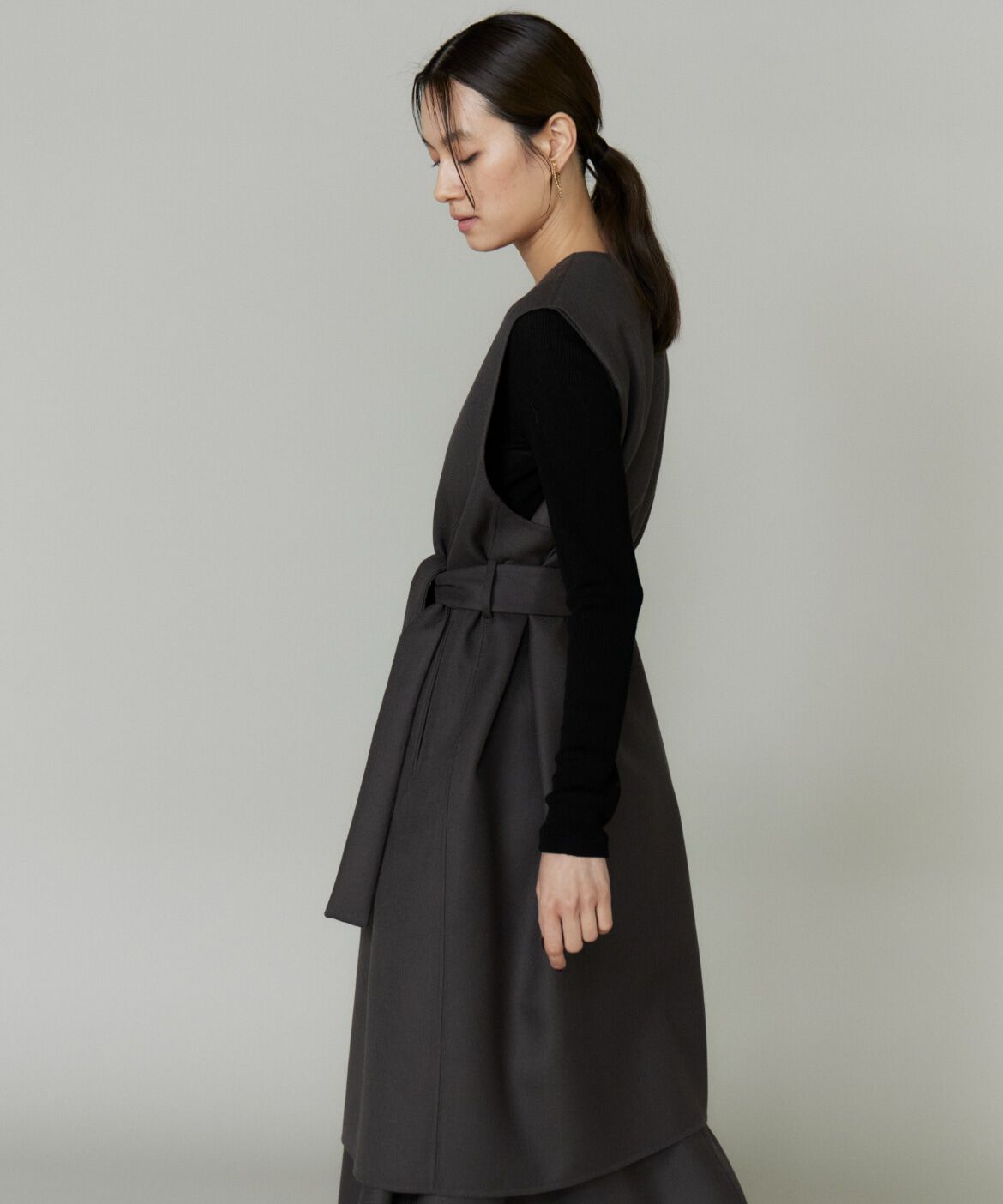 la veille by SUPERIOR CLOSET「《大きいサイズ》オーバージレ」|ダウンベスト・ベスト|