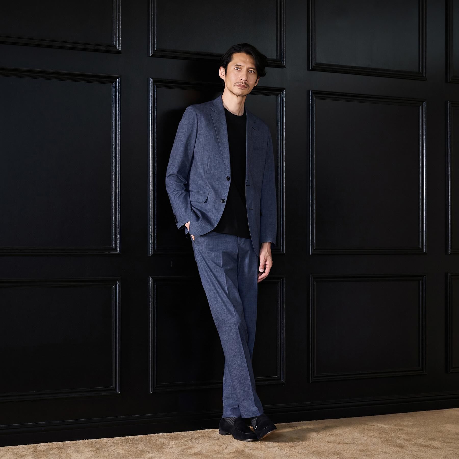 TAKEO KIKUCHI「【通気性】ジャージ千鳥柄 パンツ」|その他|