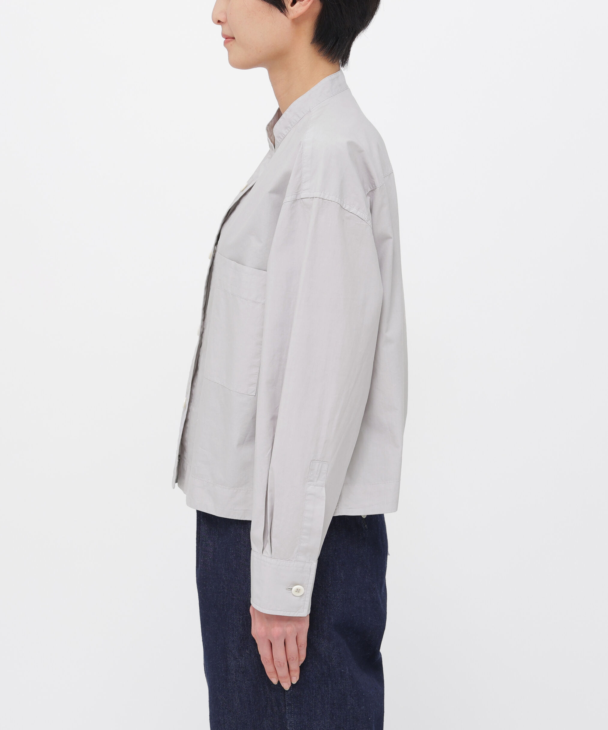 MHL.「COTTON RAMIE POPLIN SHIRT」|シャツ・ブラウス|