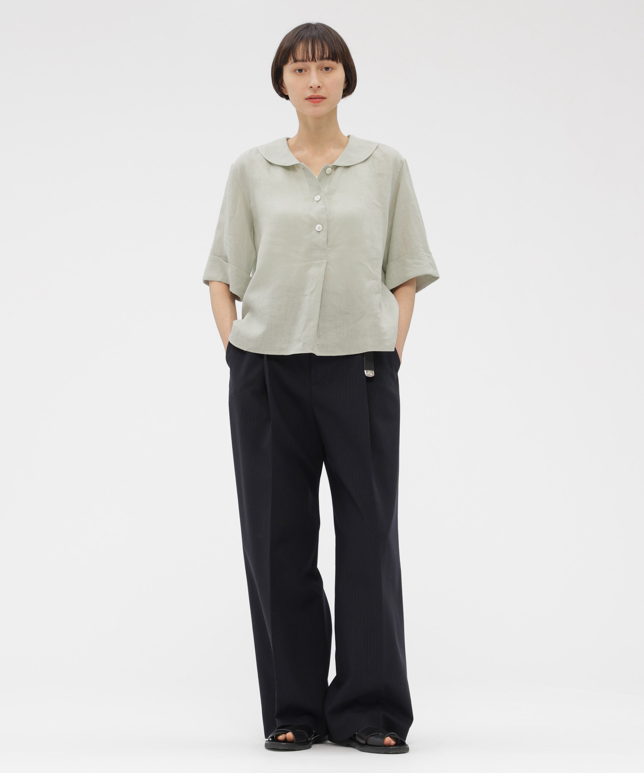  「LINEN VOILE SHIRT」|シャツ・ブラウス|