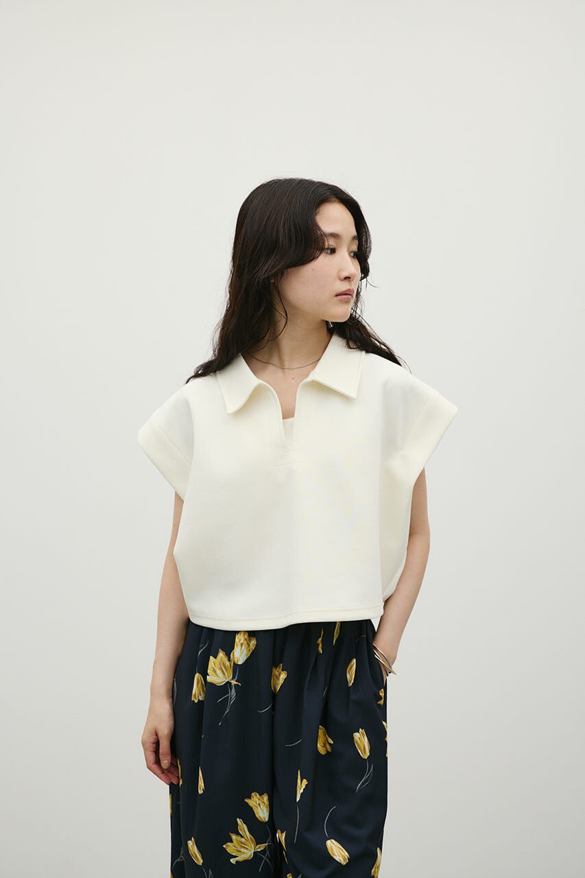 STYLEMIXER「スキッパーダンボールカットトップ」|Tシャツ・カットソー|