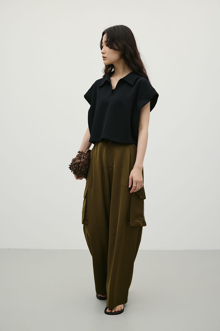 STYLEMIXER「スキッパーダンボールカットトップ」|Tシャツ・カットソー|