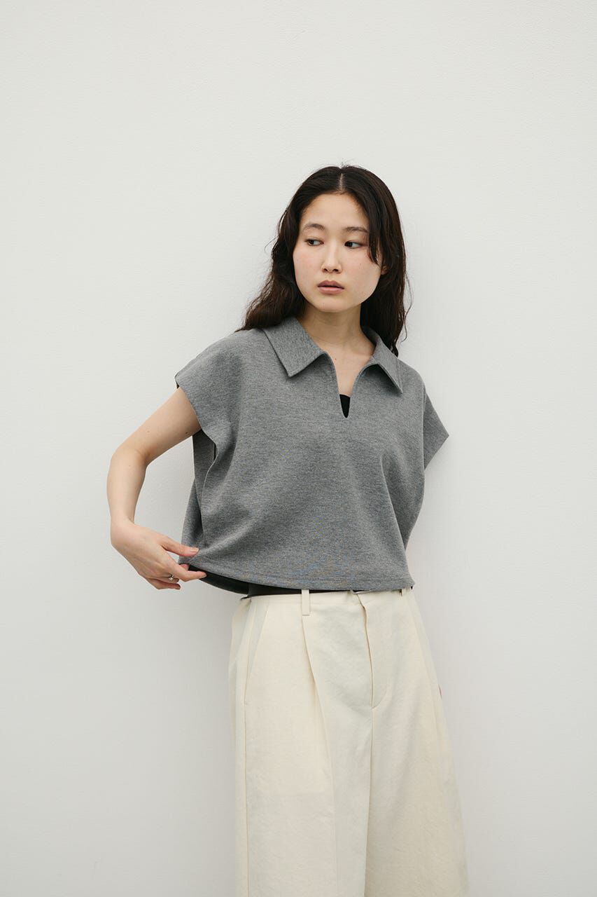 STYLEMIXER「スキッパーダンボールカットトップ」|Tシャツ・カットソー|
