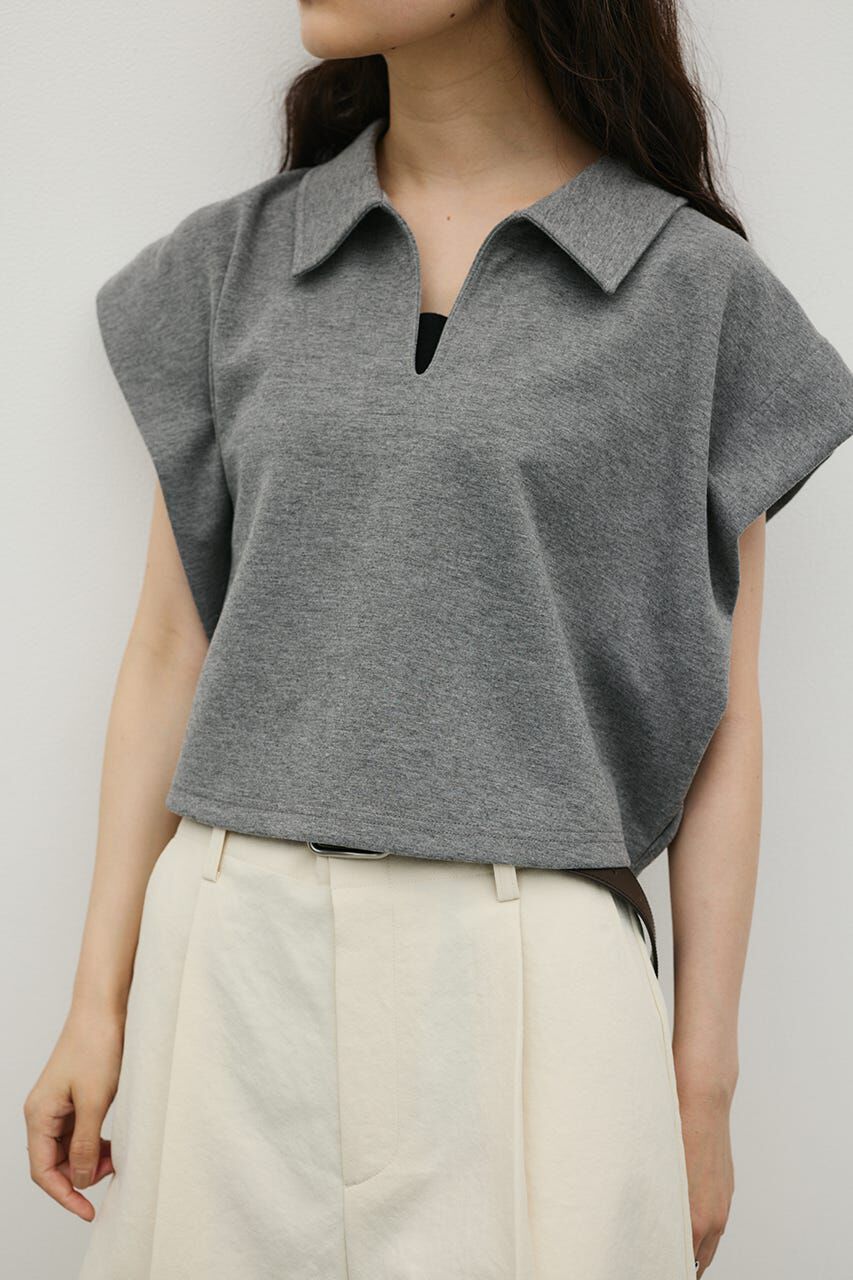 STYLEMIXER「スキッパーダンボールカットトップ」|Tシャツ・カットソー|