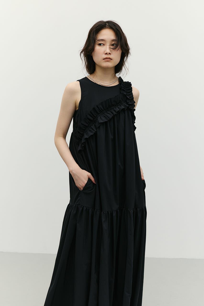 STYLEMIXER「アシンメトリーフリルティアードワンピース」|ワンピース|