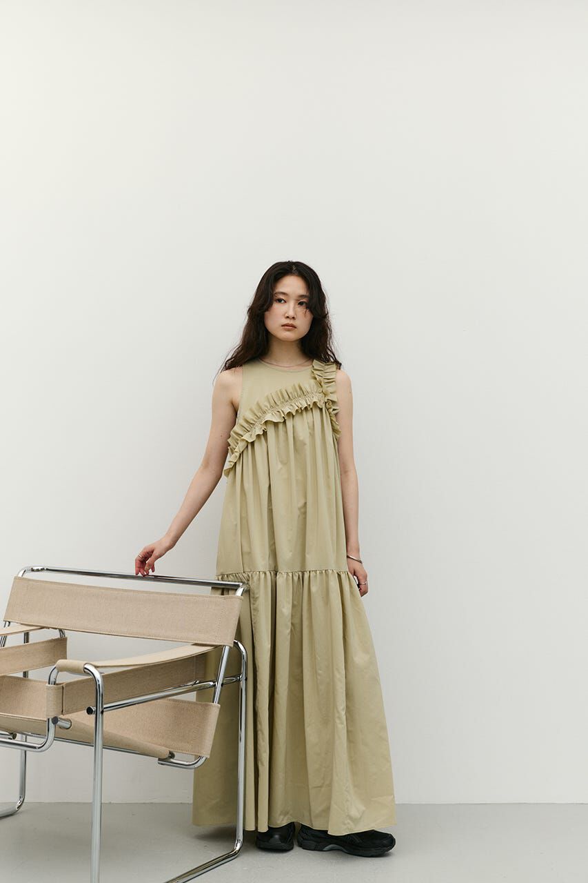 STYLEMIXER「アシンメトリーフリルティアードワンピース」|ワンピース|MINT