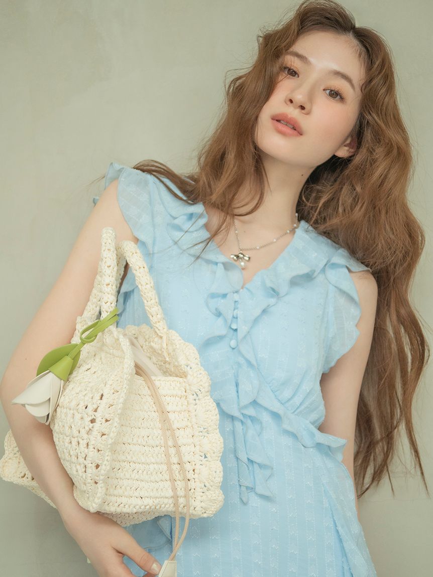 LILY BROWN「ラッフルフリルワンピース」|ワンピース|