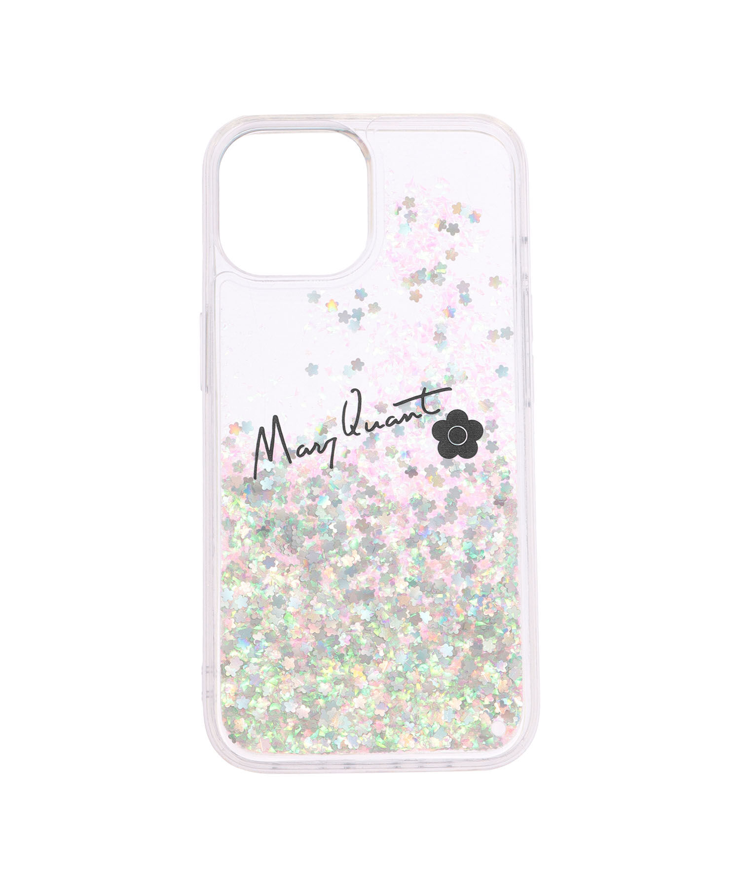MARY QUANT「デイジーコンフェッティ モバイルケース for iPhone13&14&15」|モバイルケース|ブラック