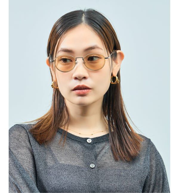  「[黒石奈央子さん ｺﾗﾎﾞ] Zoff｜Naoko Kuroishi ボストン型 サングラス | 紫外線対策 UVカット 」|サングラス|