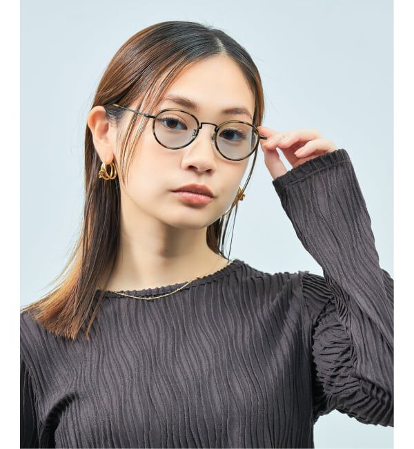  「[黒石奈央子さん ｺﾗﾎﾞ] Zoff｜Naoko Kuroishi ボストン型 サングラス | 紫外線対策 UVカット 」|サングラス|