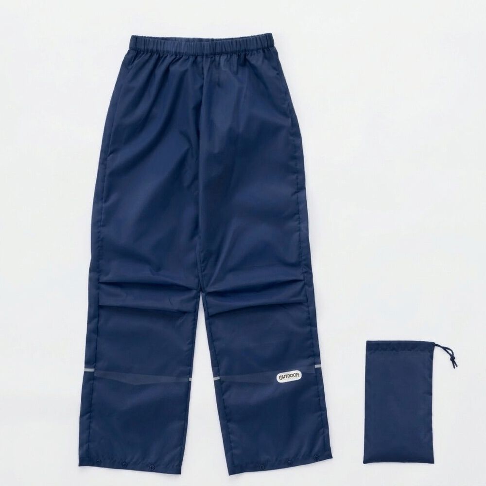 BACKYARD FAMILY「OUTDOOR PRODUCTS キッズレインパンツ 通販 レインウェア レインウエア こども」|レインコート|ブルー2