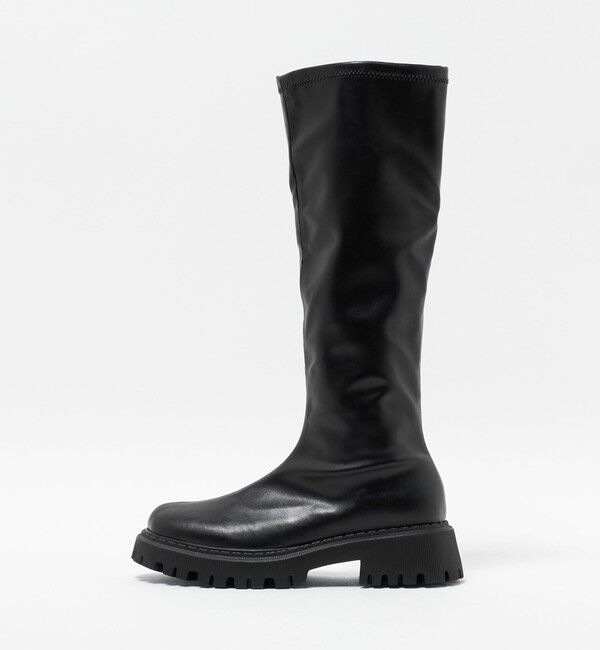 UNITED ARROWS「ストレッチ レイン ロングブーツ」|ロングブーツ|