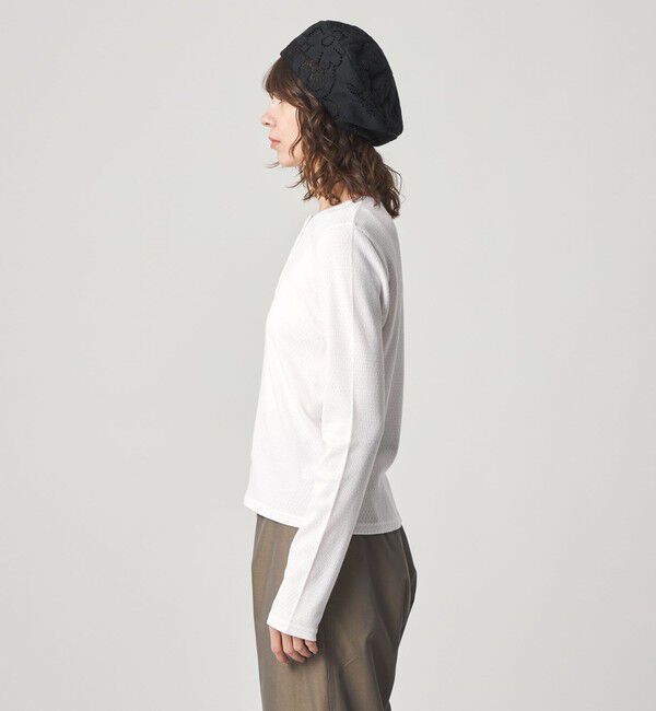 STEVEN ALAN「＜Steven Alan＞ドット リブ ヘンリーネック カットソー」|Tシャツ・カットソー|