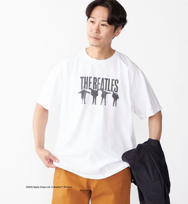 SHIPS「SHIPS: THE BEATLES フォトグラフィック Tシャツ」|Tシャツ・カットソー|ホワイト系