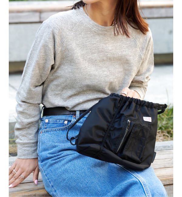 OUTDOOR PRODUCTS Usual Things「追加2 MA-1 DrawstringBAG」|ショルダー・メッセンジャー|