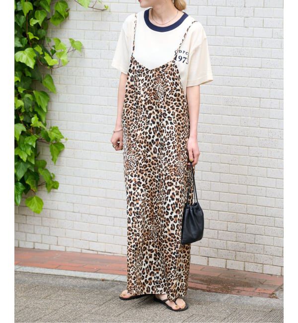 OUTDOOR PRODUCTS Usual Things「レオパードキャミワンピース」|ワンピース|