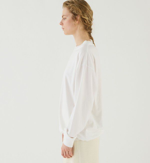 GALERIE VIE「コットンシルクジャージー ロングスリーブプルオーバー」|Tシャツ・カットソー|