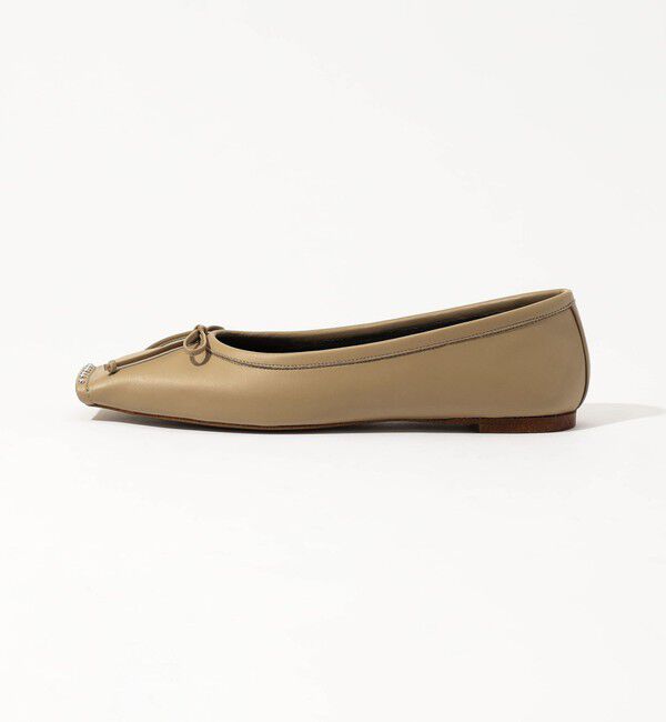 TOMORROWLAND GOODS「CHEMBUR SQ FLAT STUDS BALLET シューズ」|バレエシューズ|