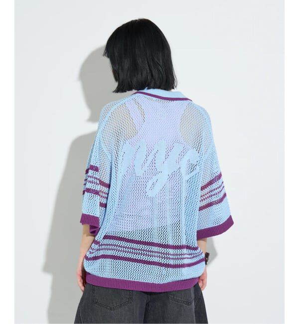 JOINT WORKS「ANNA SUI NYC / アナスイエヌワイシー メッシュニットハンソデカーディガン」|カーディガン|
