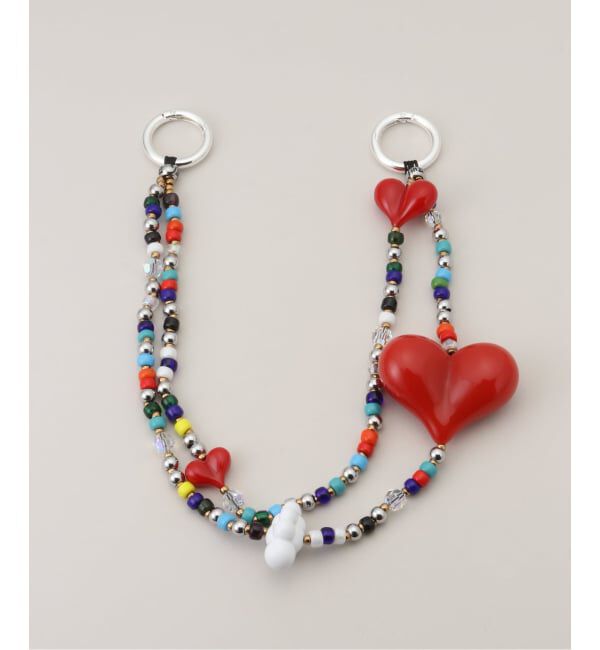 JOINT WORKS「String Ting / ストリング ティング Big Love2 BAG CHARMS」|キーケース|レッド