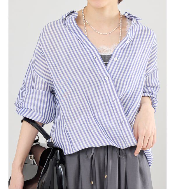 IENA「《追加》ラミーリヨセル2wayシャツ」|シャツ・ブラウス|