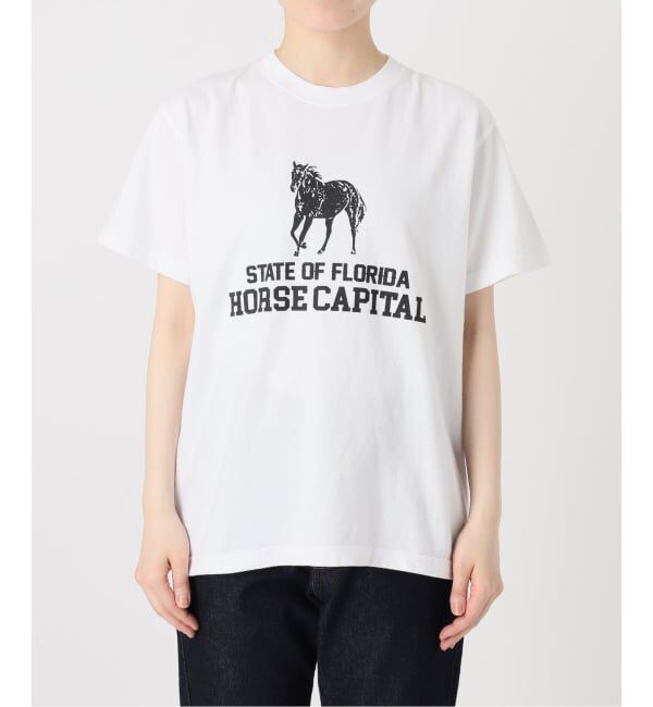 SLOBE IENA「《追加》GULF COAST/ガルフコースト SLOBE別注 グラフィックTEE1」|Tシャツ・カットソー|