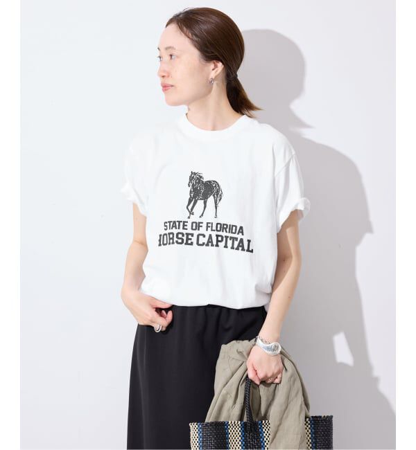 SLOBE IENA「《追加》GULF COAST/ガルフコースト SLOBE別注 グラフィックTEE1」|Tシャツ・カットソー|