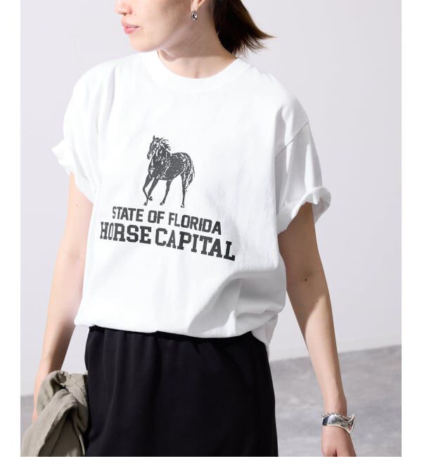 SLOBE IENA「《追加》GULF COAST/ガルフコースト SLOBE別注 グラフィックTEE1」|Tシャツ・カットソー|