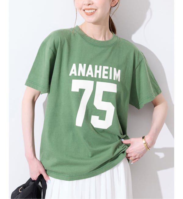 SLOBE IENA「《追加》GULF COAST/ガルフコースト SLOBE別注 グラフィックTEE1」|Tシャツ・カットソー|グリーン