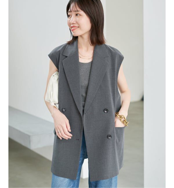 SLOBE IENA「《予約》TR TORO ダブルブレストジレ」|その他|