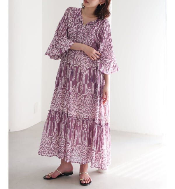 SLOBE IENA「India Ikat ワンピース」|ワンピース|